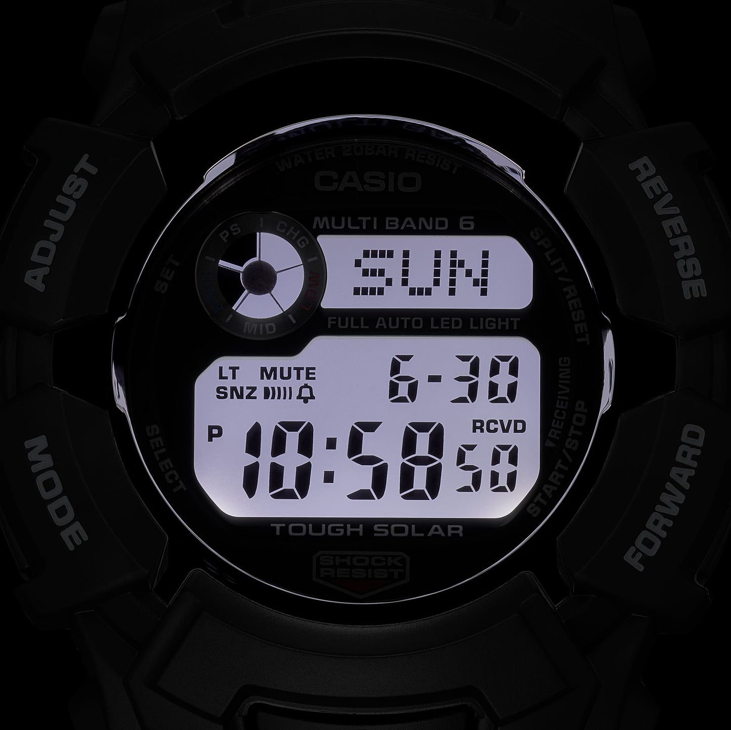 Casio GW2310U-1 | G-SHOCK DIGITAL Silver