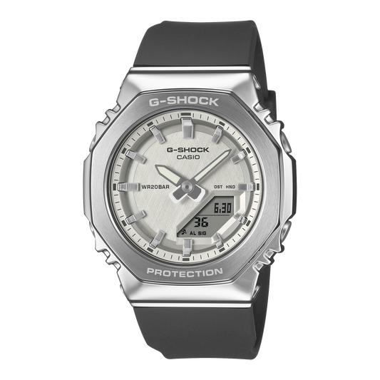 Casio GMS2110-1A7 | G-SHOCK ANALOG-DIGITAL Silver