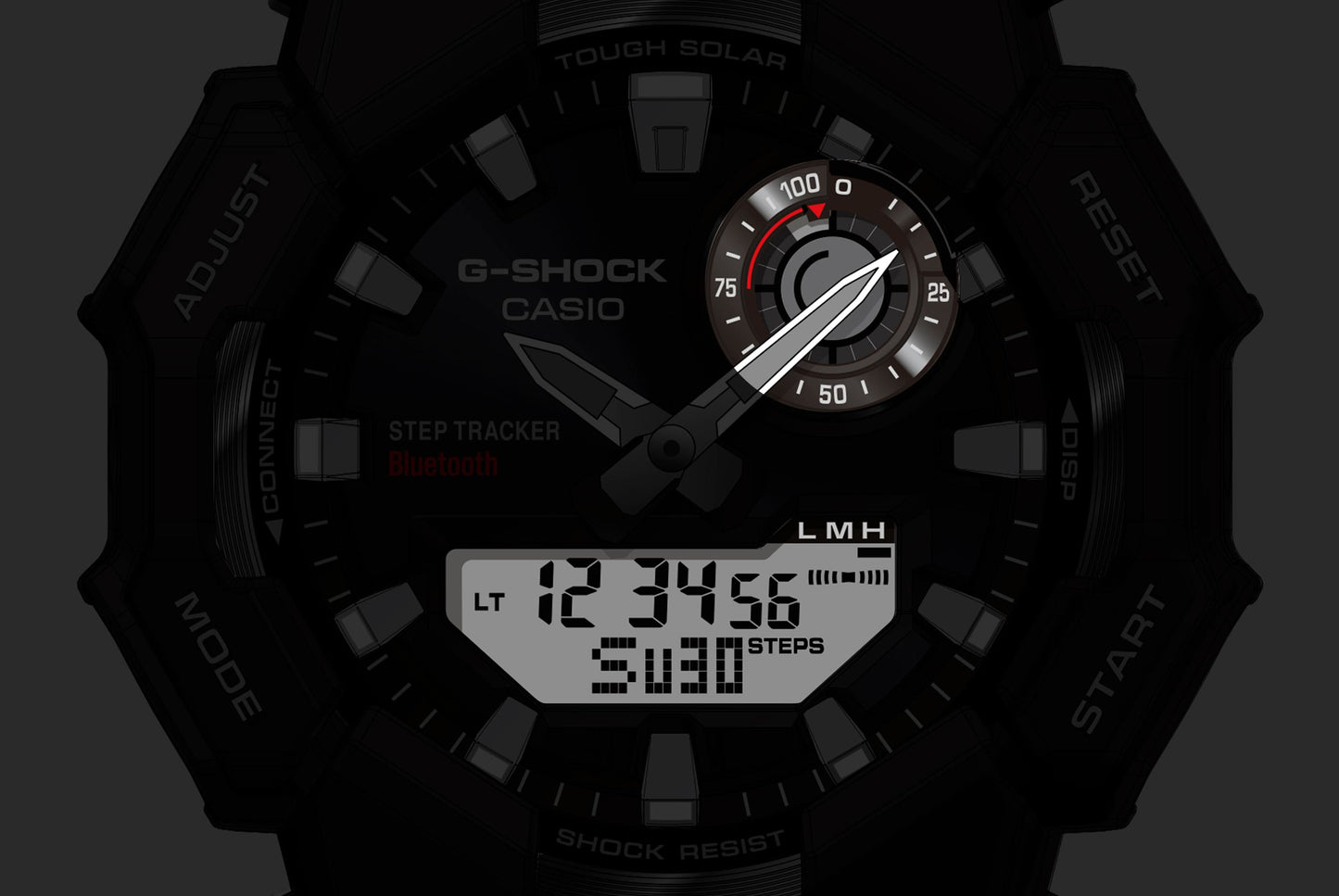 Casio GAB010-3A | G-SHOCK ANALOG-DIGITAL Green