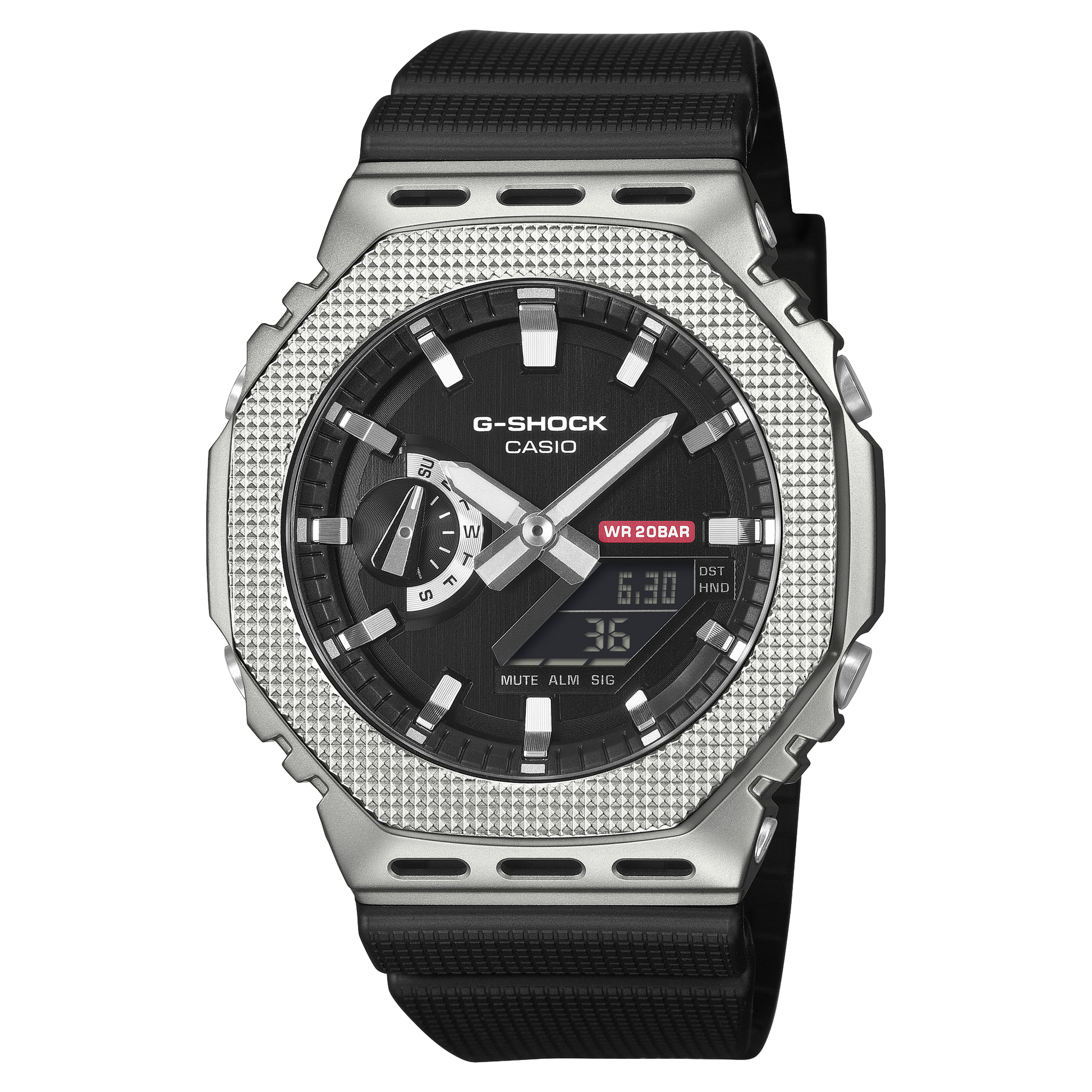 Casio GM2100M-1A | G-SHOCK G-STEEL Silver