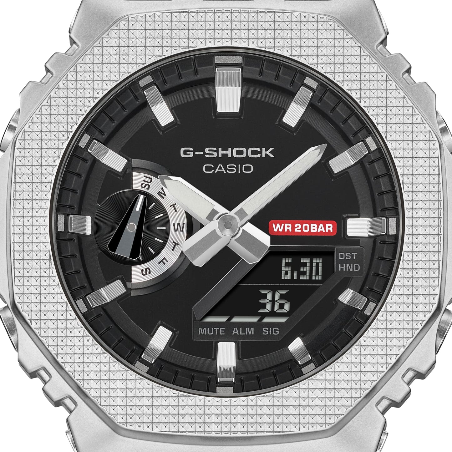 Casio GM2100M-1A | G-SHOCK G-STEEL Silver