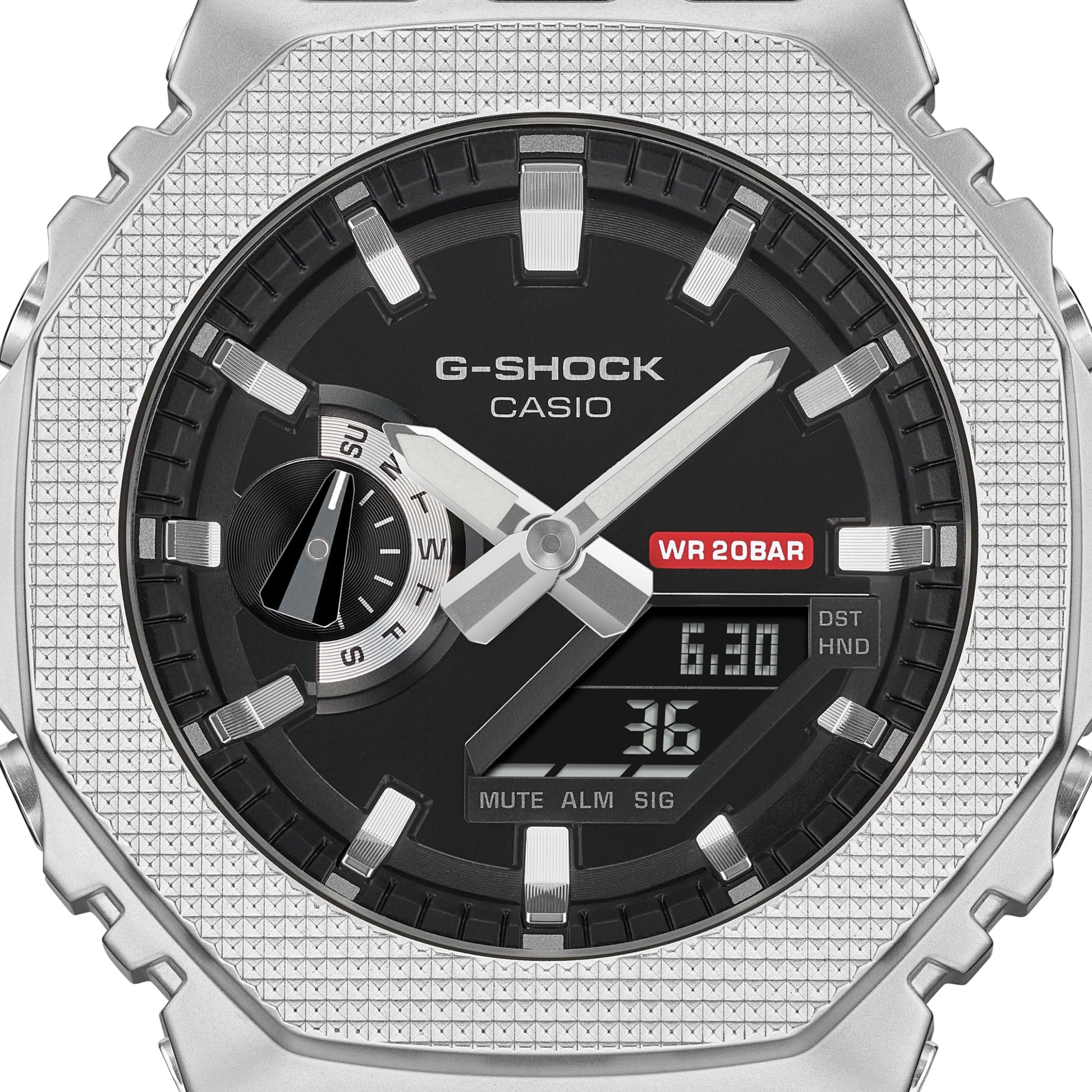 Casio GM2100M-1A | G-SHOCK G-STEEL Silver