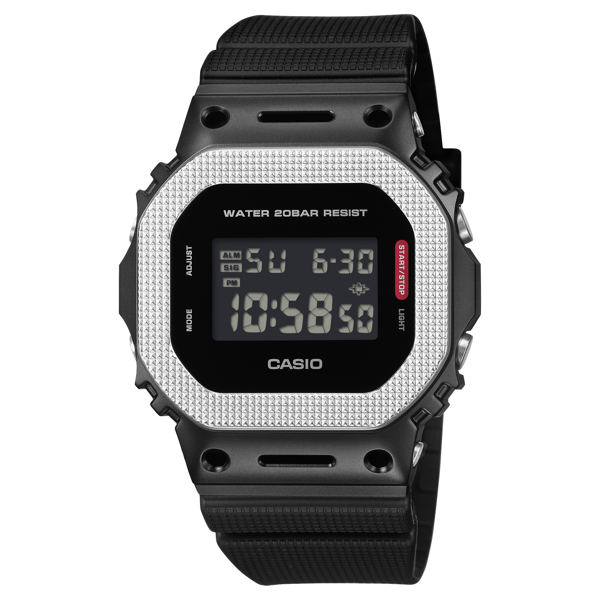Casio GM5600BM-1 | G-SHOCK G-STEEL Silver
