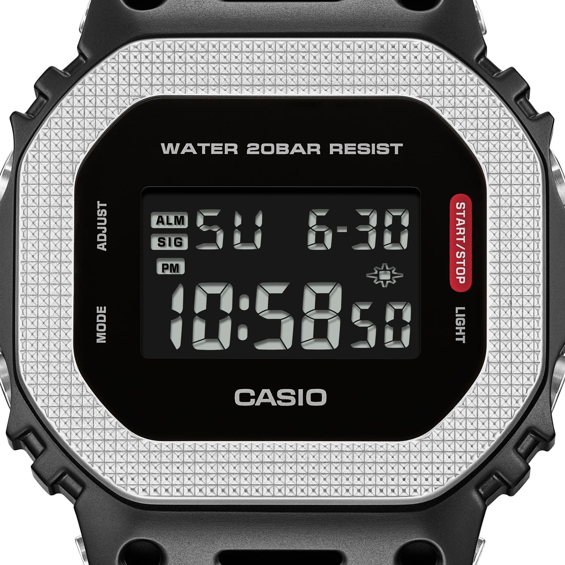 Casio GM5600BM-1 | G-SHOCK G-STEEL Silver