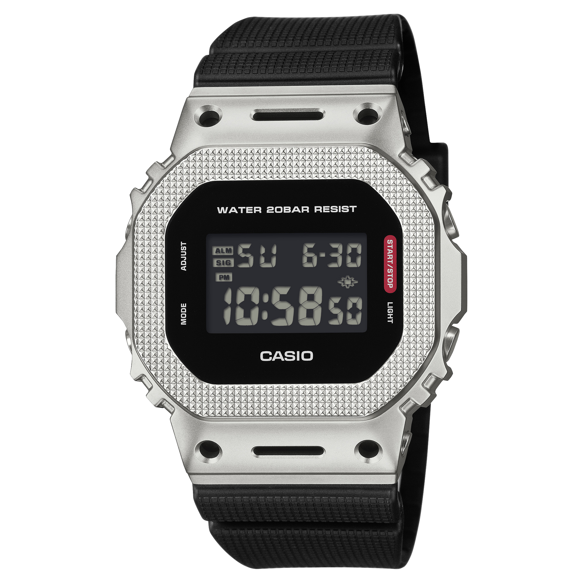 Casio GM5600M-1 | G-SHOCK G-STEEL Silver