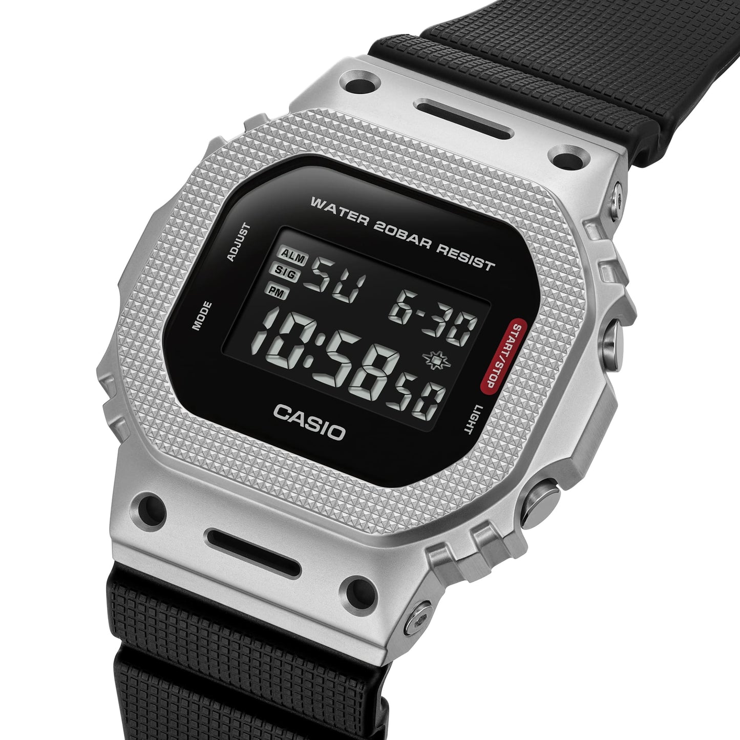 Casio GM5600M-1 | G-SHOCK G-STEEL Silver