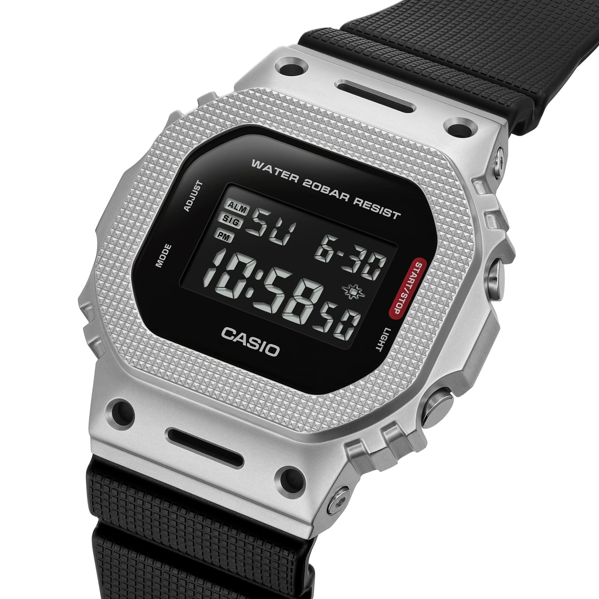 Casio GM5600M-1 | G-SHOCK G-STEEL Silver