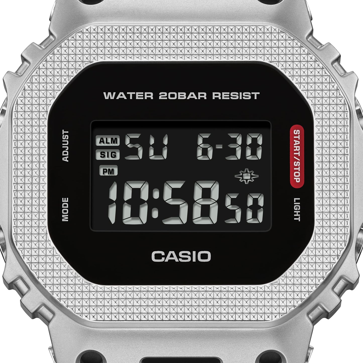 Casio GM5600M-1 | G-SHOCK G-STEEL Silver