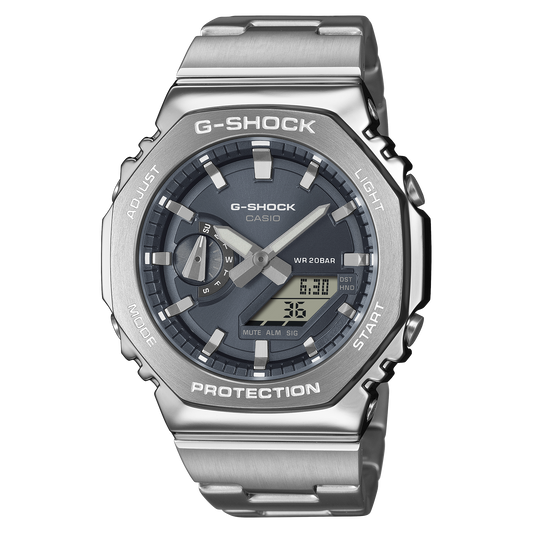 Casio GM2110D-8A | G-SHOCK G-STEEL Silver