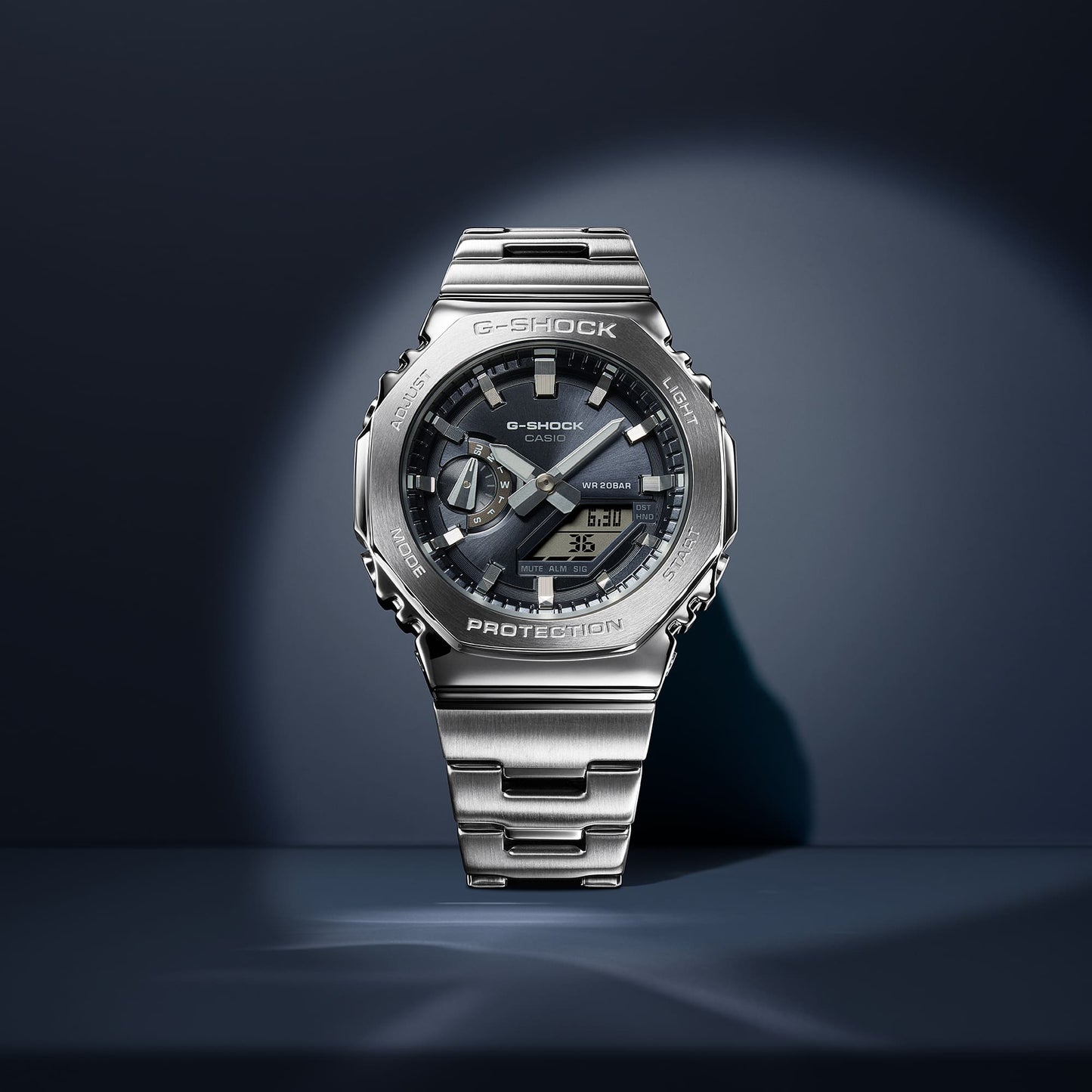 Casio GM2110D-8A | G-SHOCK G-STEEL Silver