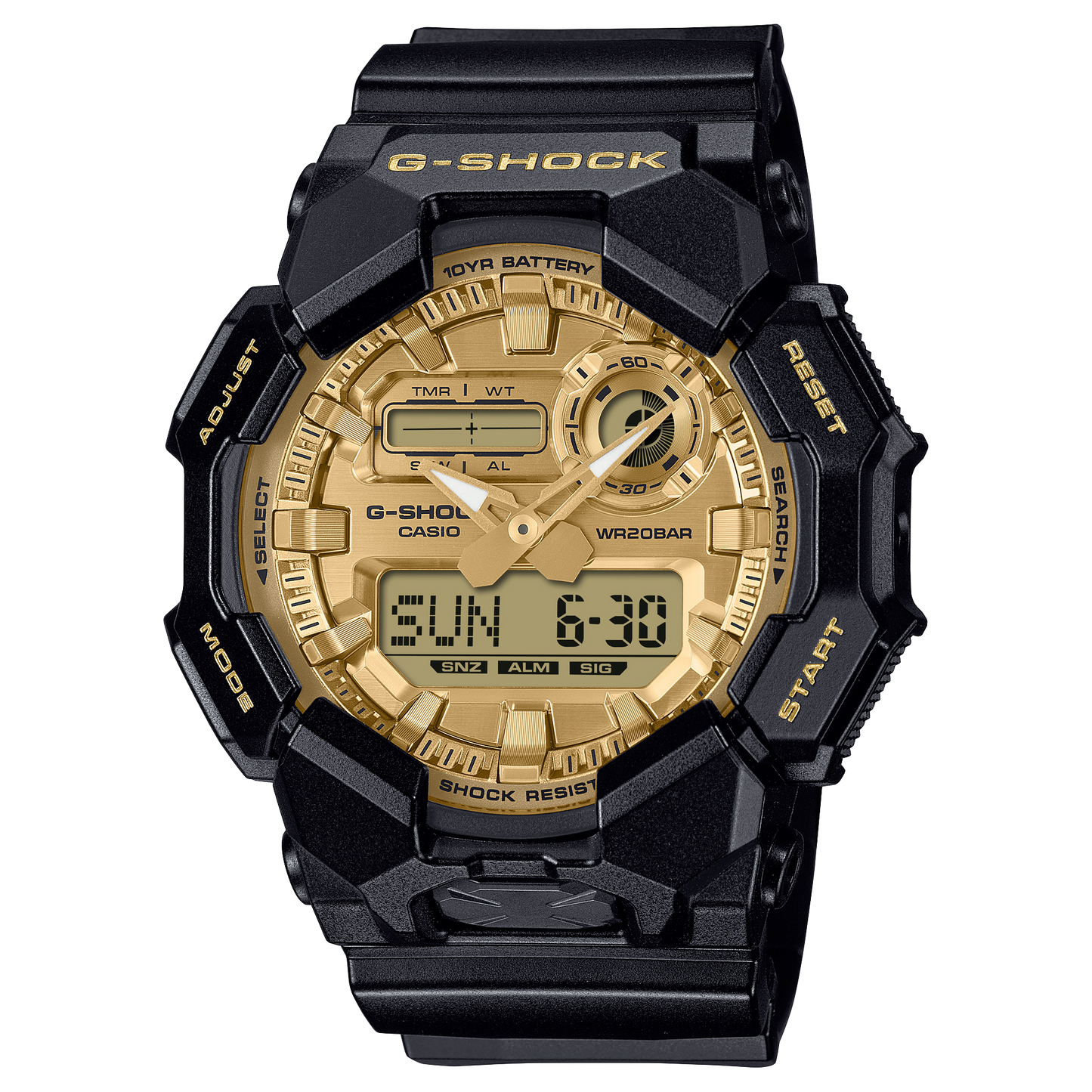 Casio GA010GGB-1A9 | G-SHOCK ANALOG-DIGITAL Black