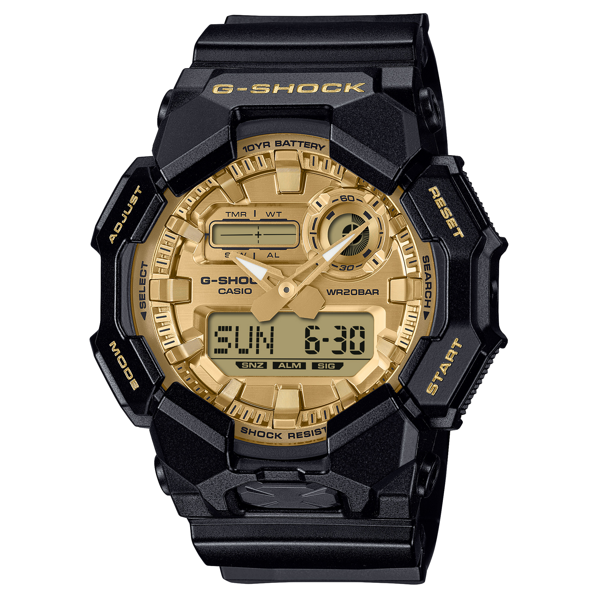 Casio GA010GGB-1A9 | G-SHOCK ANALOG-DIGITAL Black