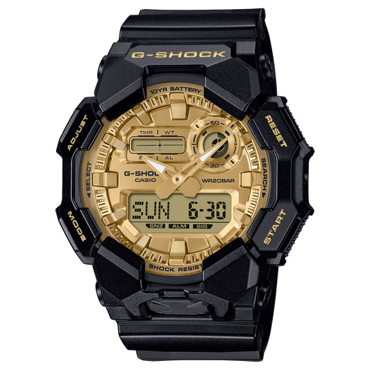 Casio GA010GGB-1A9 | G-SHOCK ANALOG-DIGITAL Black