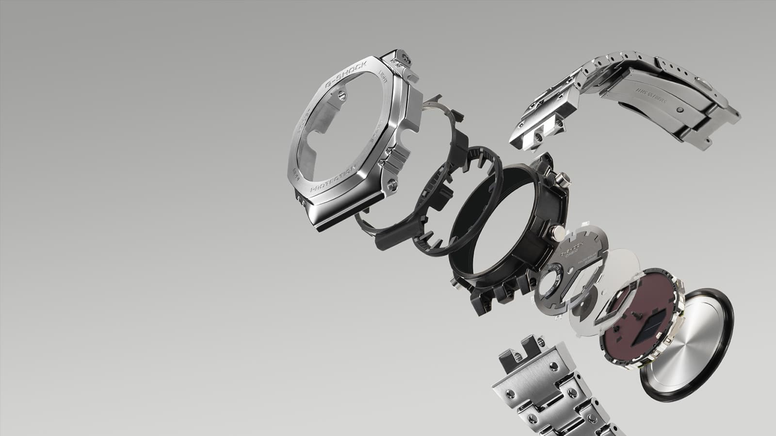 Casio GMB2100SD-1C | G-SHOCK FULL METAL Silver