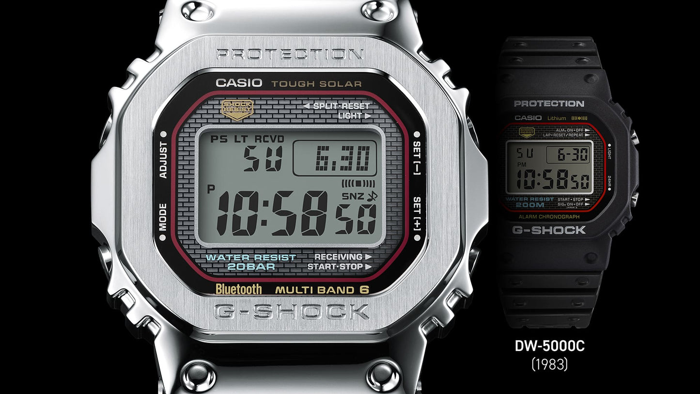 Casio GMWB5000D-1C | G-SHOCK FULL METAL Silver