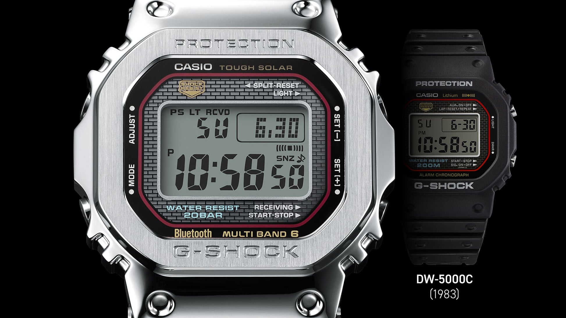 Casio GMWB5000D-1C | G-SHOCK FULL METAL Silver