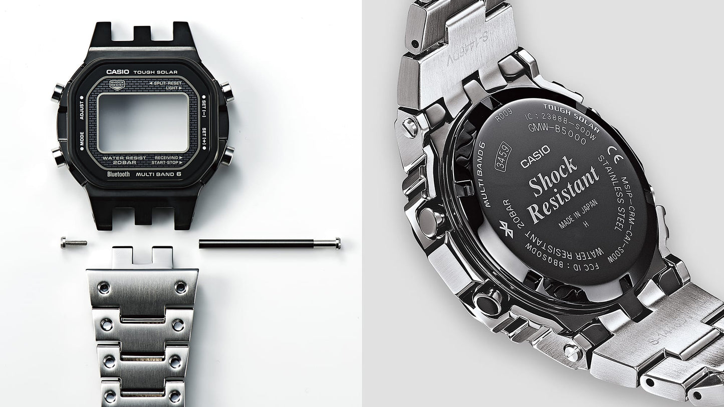 Casio GMWB5000D-1C | G-SHOCK FULL METAL Silver