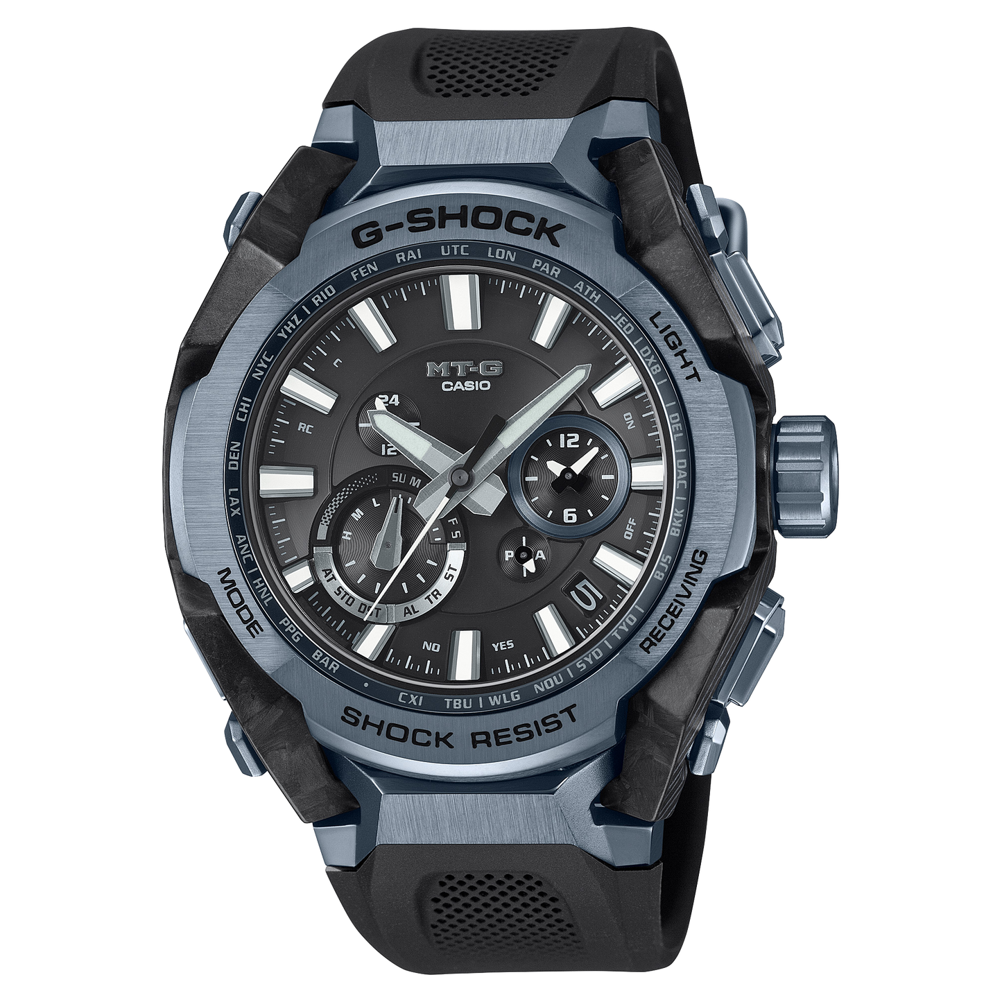 Casio MTGB4000B1A2 | G-SHOCK MT-G Blue, Light blue