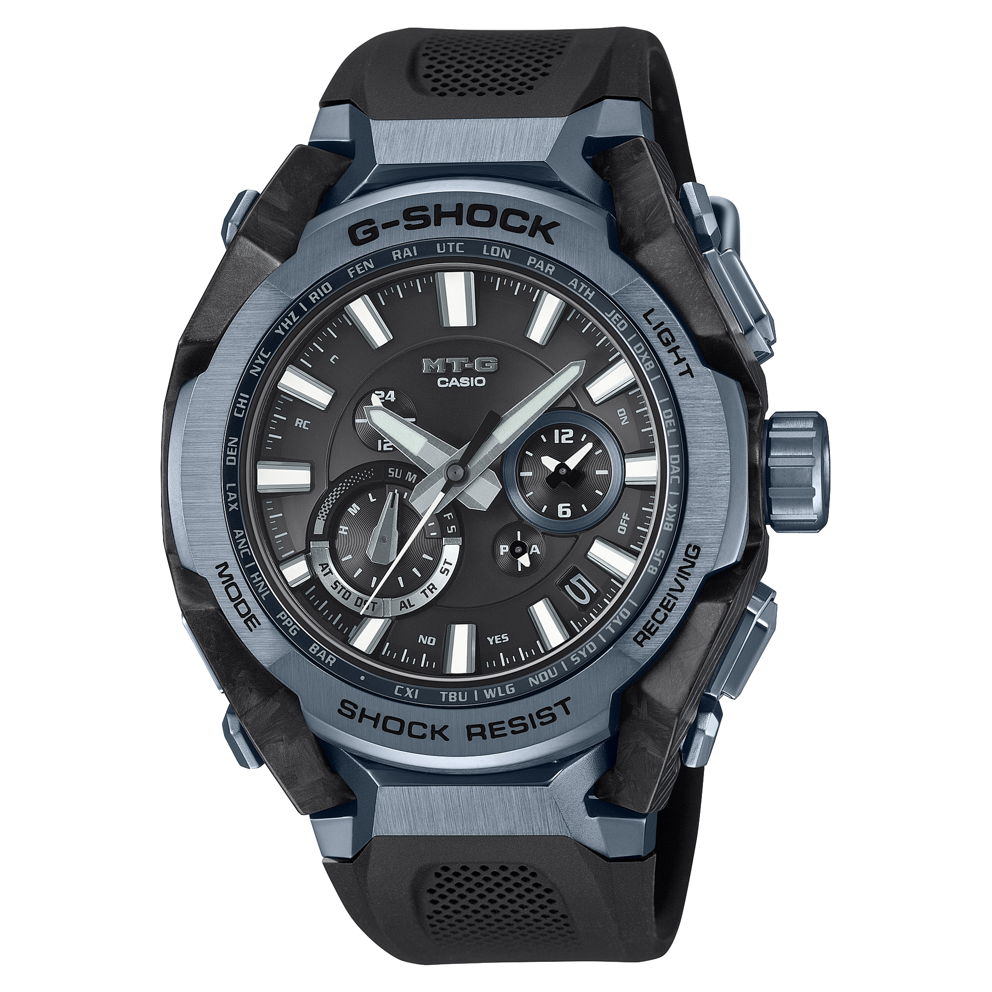 Casio MTGB4000B1A2 | G-SHOCK MT-G Blue, Light blue