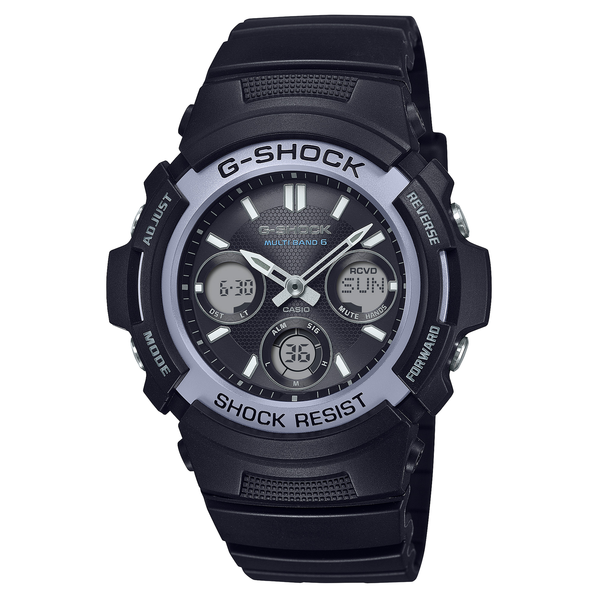 Casio AWGM100FP1A2 | G-SHOCK ANALOG-DIGITAL Blue, Light blue