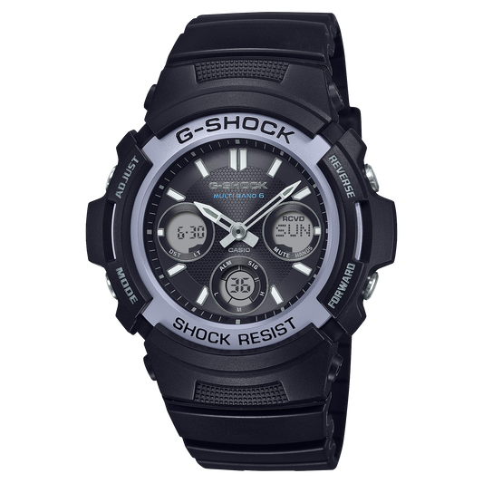 Casio AWGM100FP1A2 | G-SHOCK ANALOG-DIGITAL Blue, Light blue