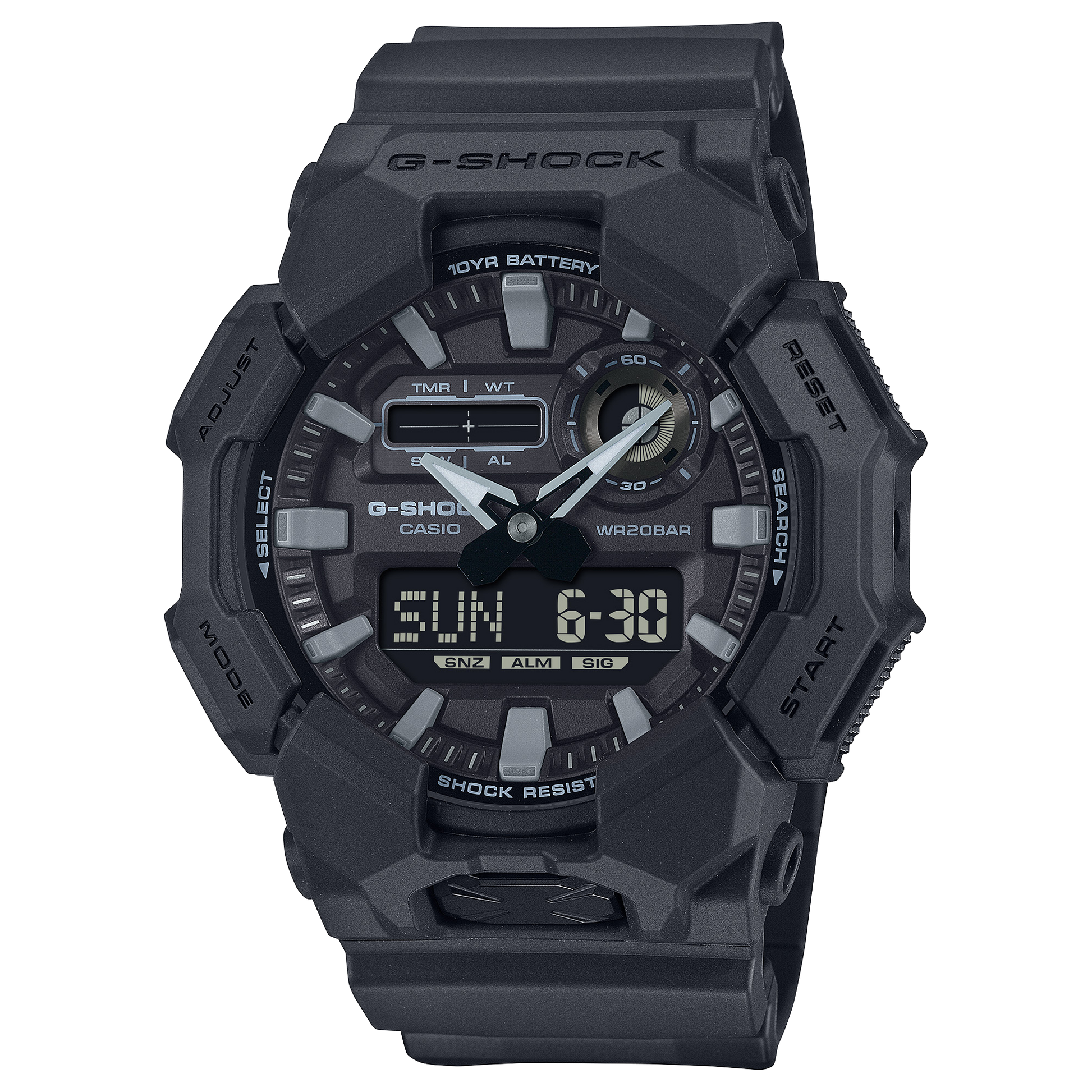 Casio GA010-1A1 | G-SHOCK ANALOG-DIGITAL Black