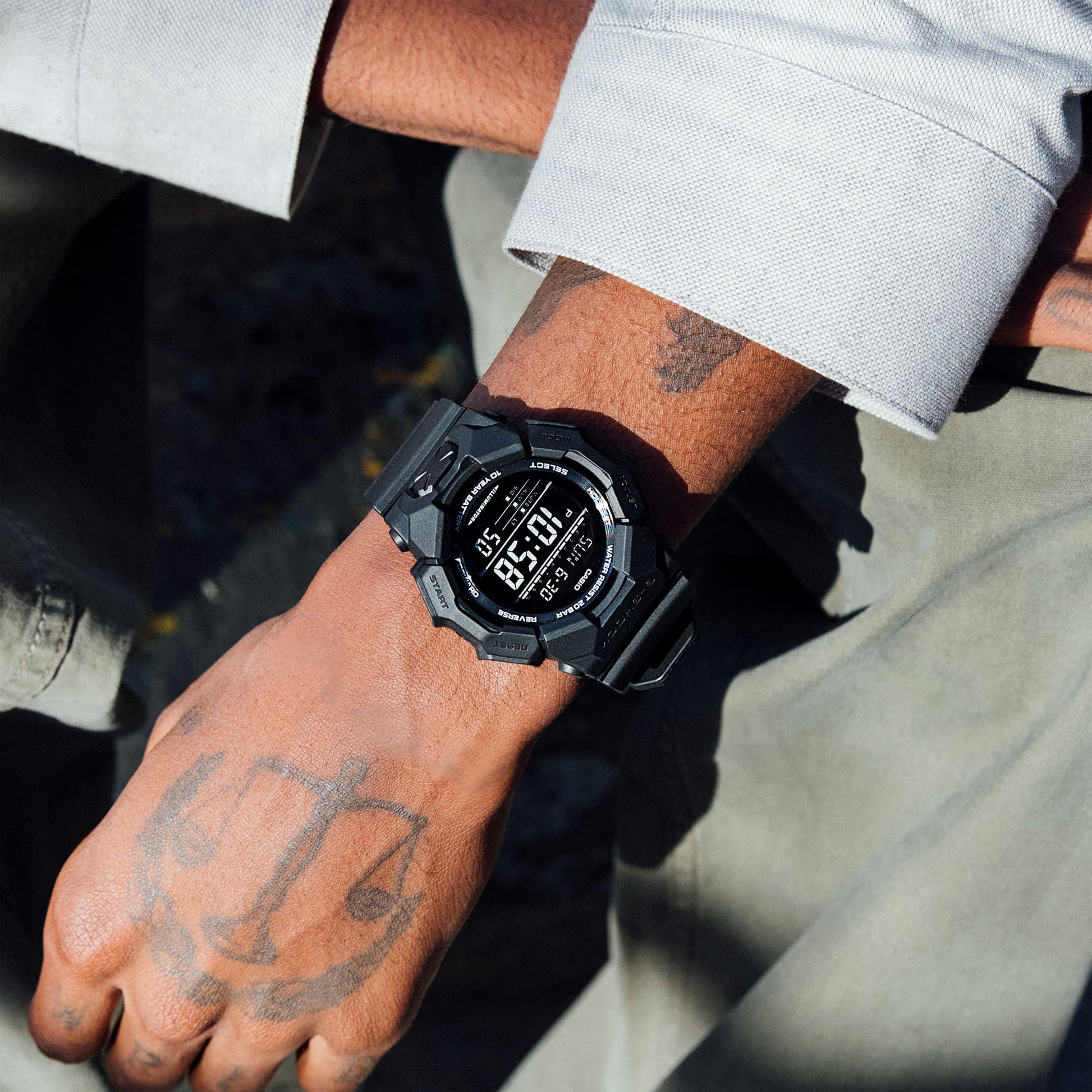 Casio GD010-1A1 | G-SHOCK DIGITAL Black