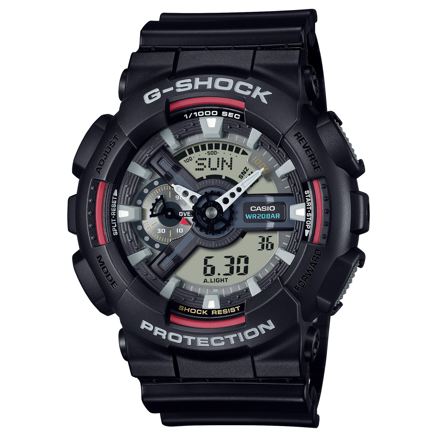 Casio GA110RL-1A | G-SHOCK ANALOG-DIGITAL Black