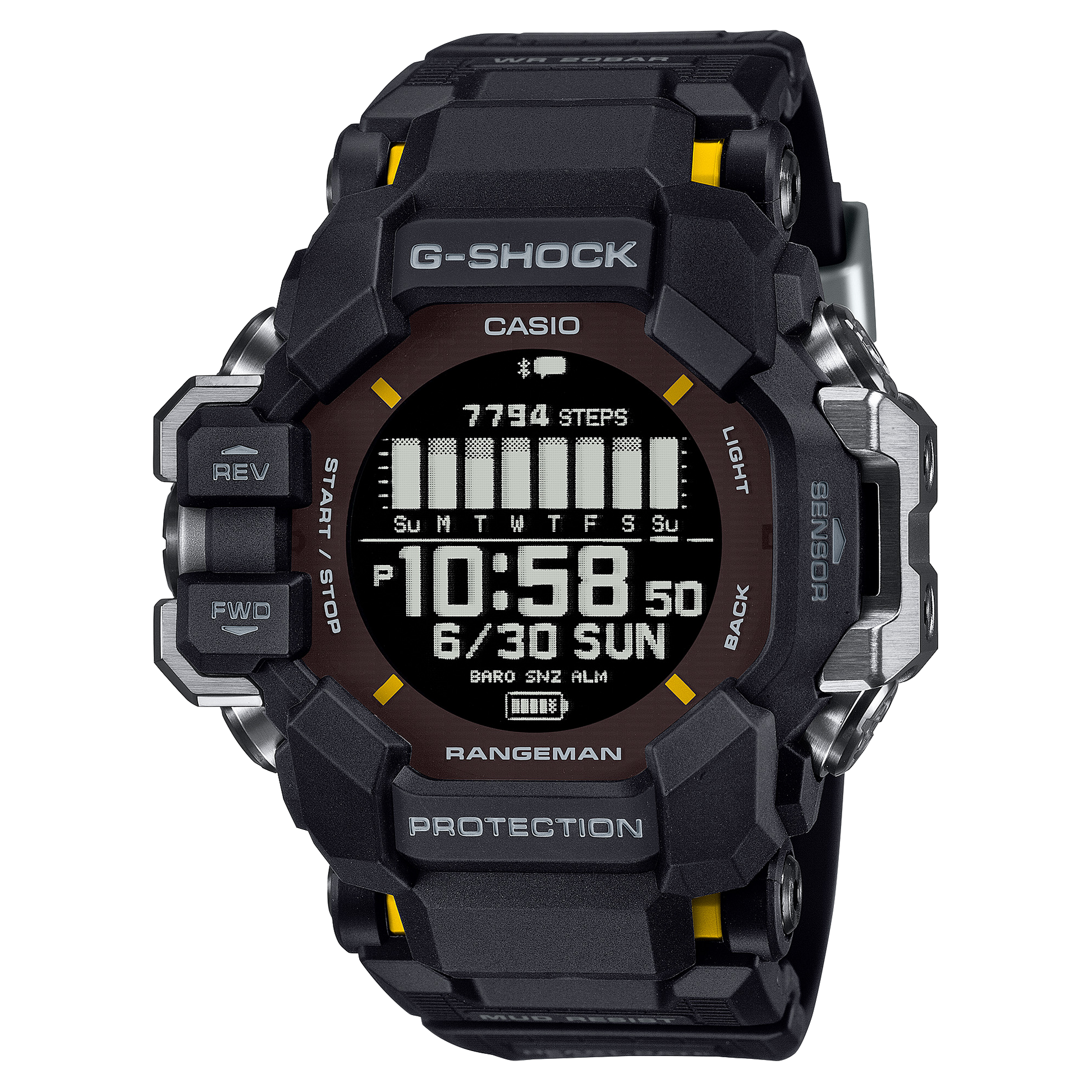 Casio GPRH1000-1 | Black Master of G Rangeman GPS Watch | Casio G-SHOCK