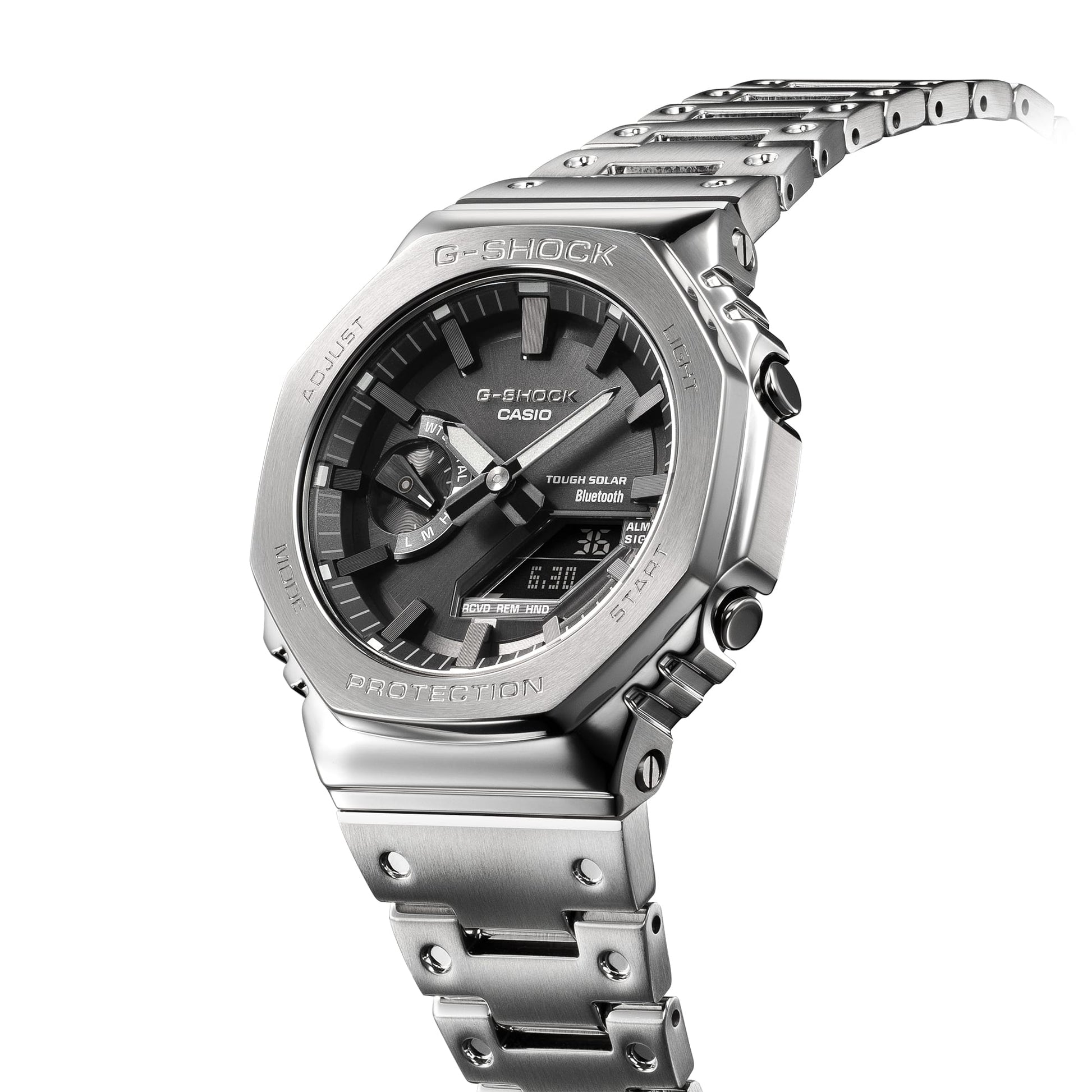 Casio GMB2100D-1A | Silver Full-Metal Watch | Casio G-SHOCK