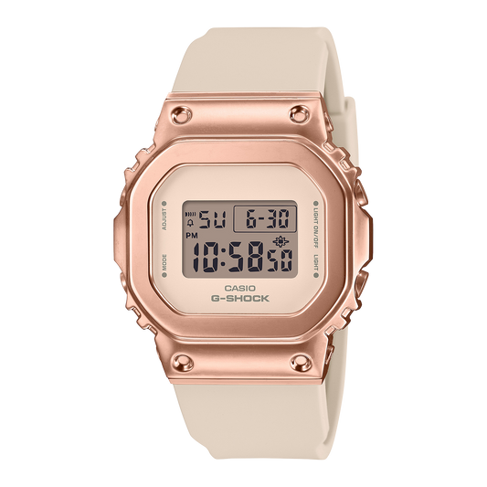 Casio GMS5600PG-4 | Pink and Rose Gold Women's Watch G-SHOCK