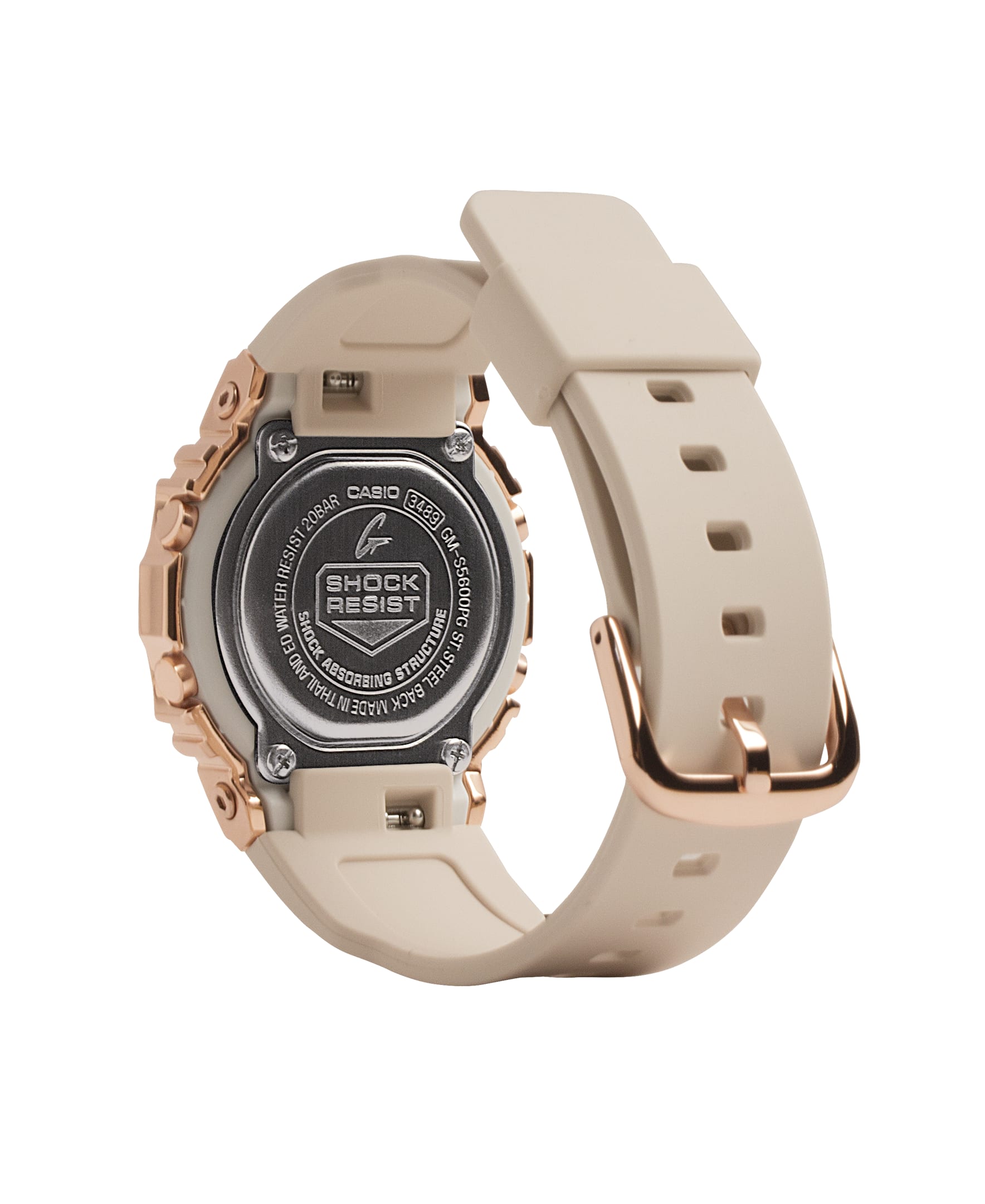 Casio GMS5600PG-4 | Pink and Rose Gold Women's Watch G-SHOCK