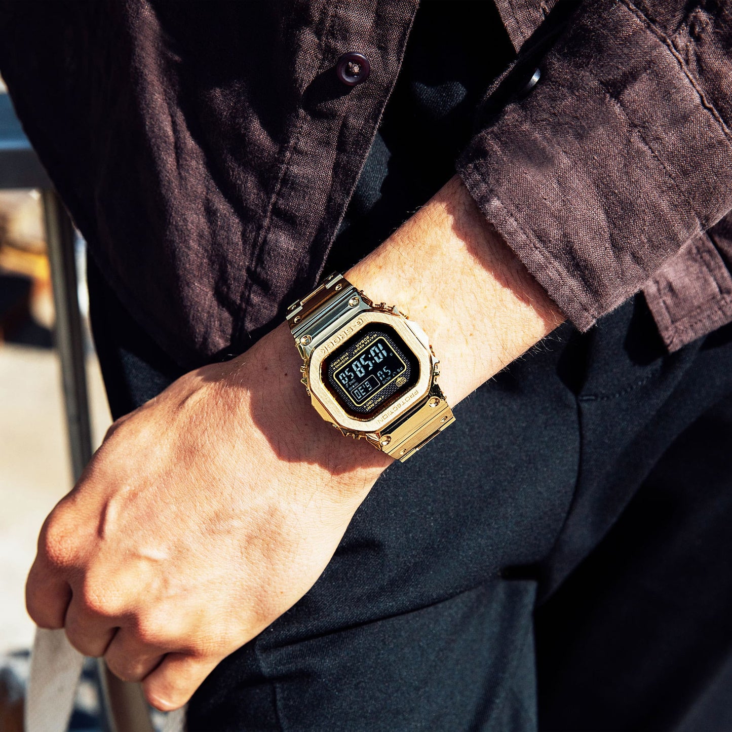 Casio GMWB5000GD-9 | Gold Classic Men's Watch G-SHOCK