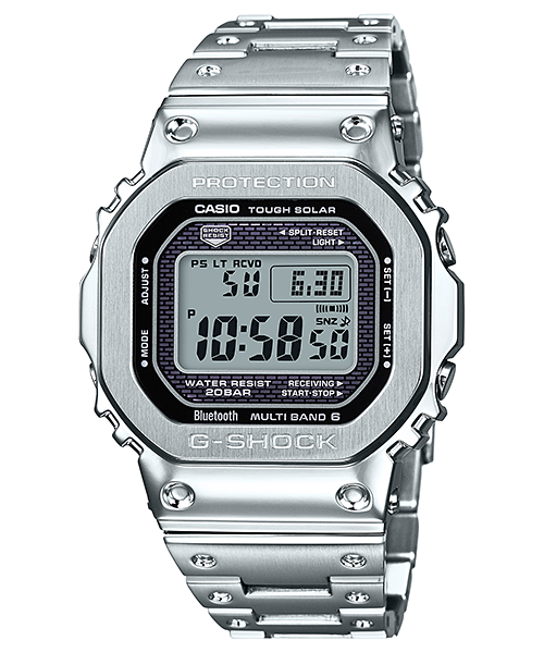 Casio GMWB5000D-1 | Stainless Steel Watch: G-SHOCK Square | Casio