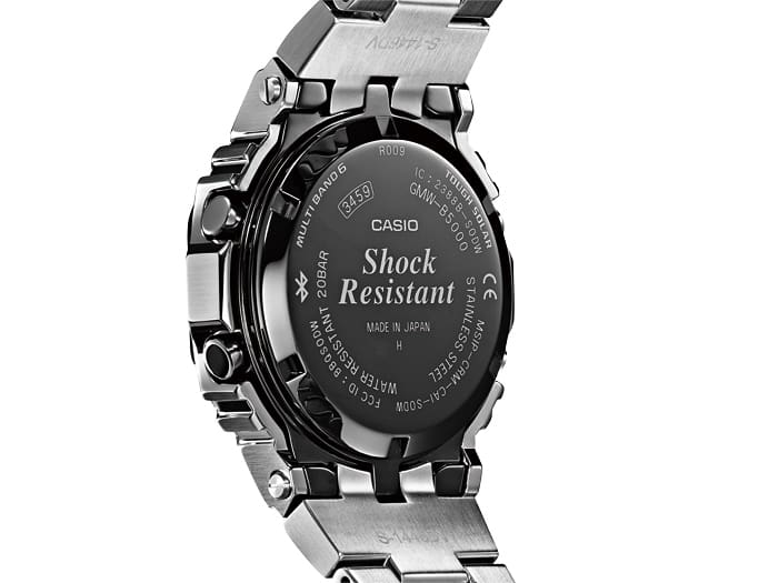 Casio GMWB5000D-1 | Stainless Steel Watch: G-SHOCK Square | Casio