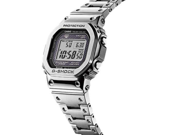 Casio GMWB5000D-1 | Stainless Steel Watch: G-SHOCK Square | Casio