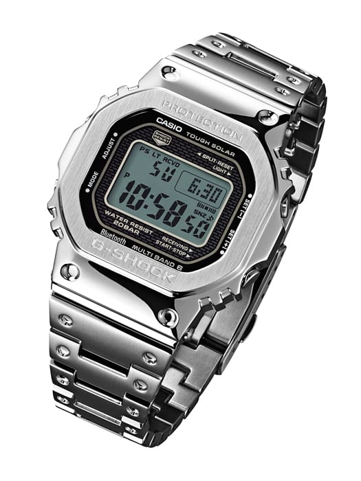Casio GMWB5000D-1 | Stainless Steel Watch: G-SHOCK Square | Casio