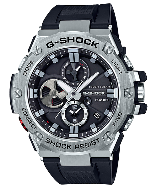 Casio GSTB100-1A | Black G-STEEL Men's Watch G-SHOCK