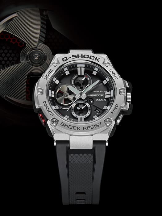 Casio GSTB100-1A | Black G-STEEL Men's Watch G-SHOCK