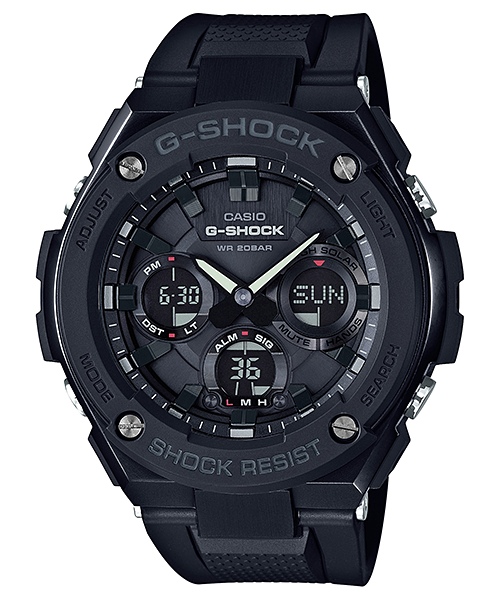 Casio GSTS100G-1B | Black Steel Men's Watch G-SHOCK