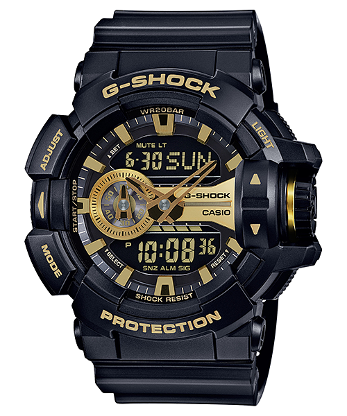 Casio GA400GB-1A9 | Analog-Digital Black Men's Watch G-SHOCK