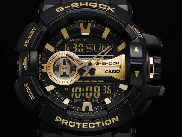 Casio GA400GB-1A9 | Analog-Digital Black Men's Watch G-SHOCK