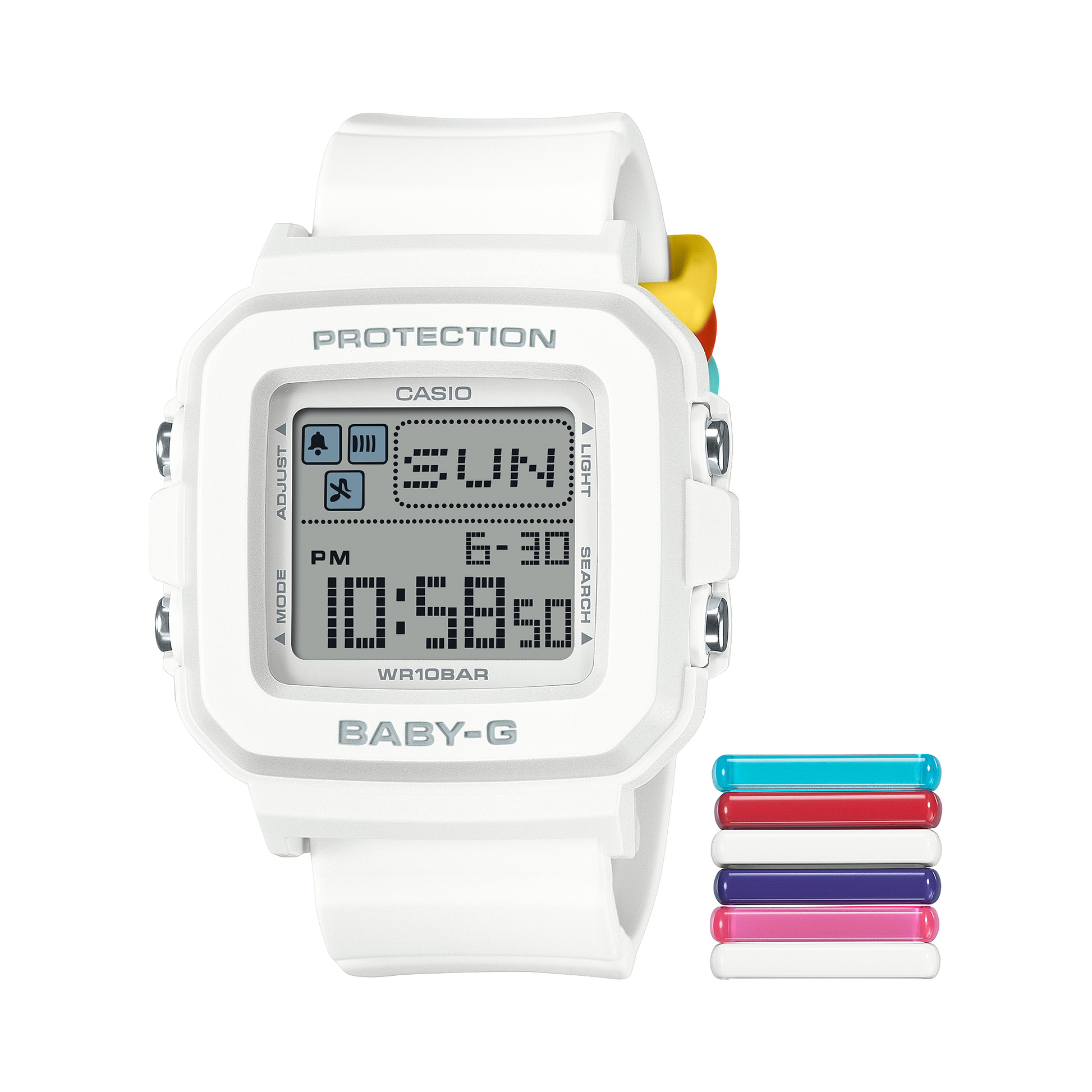 Casio BGD10L-7 | BABY-G DIGITAL White