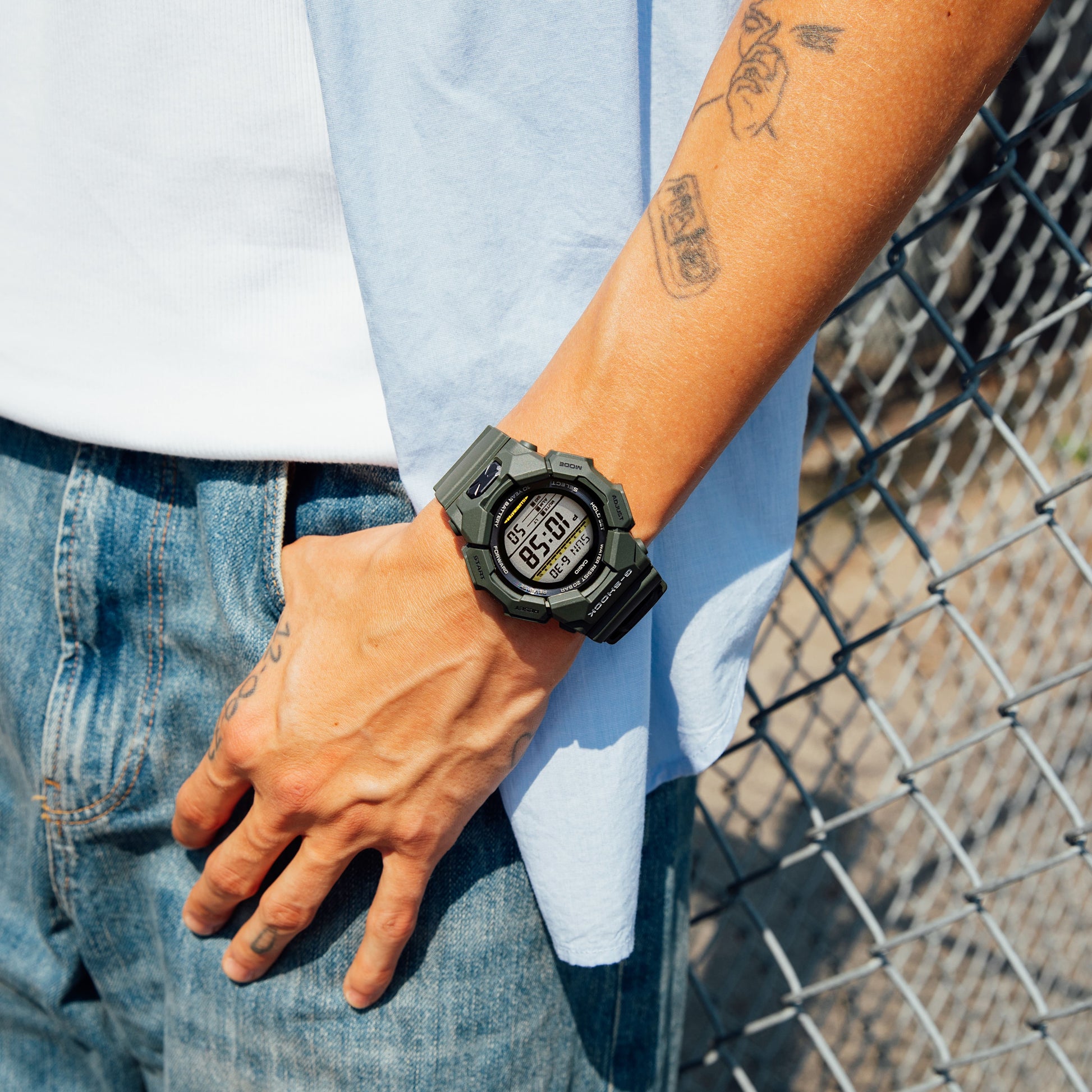 Casio GD010-3 | G-SHOCK DIGITAL Green