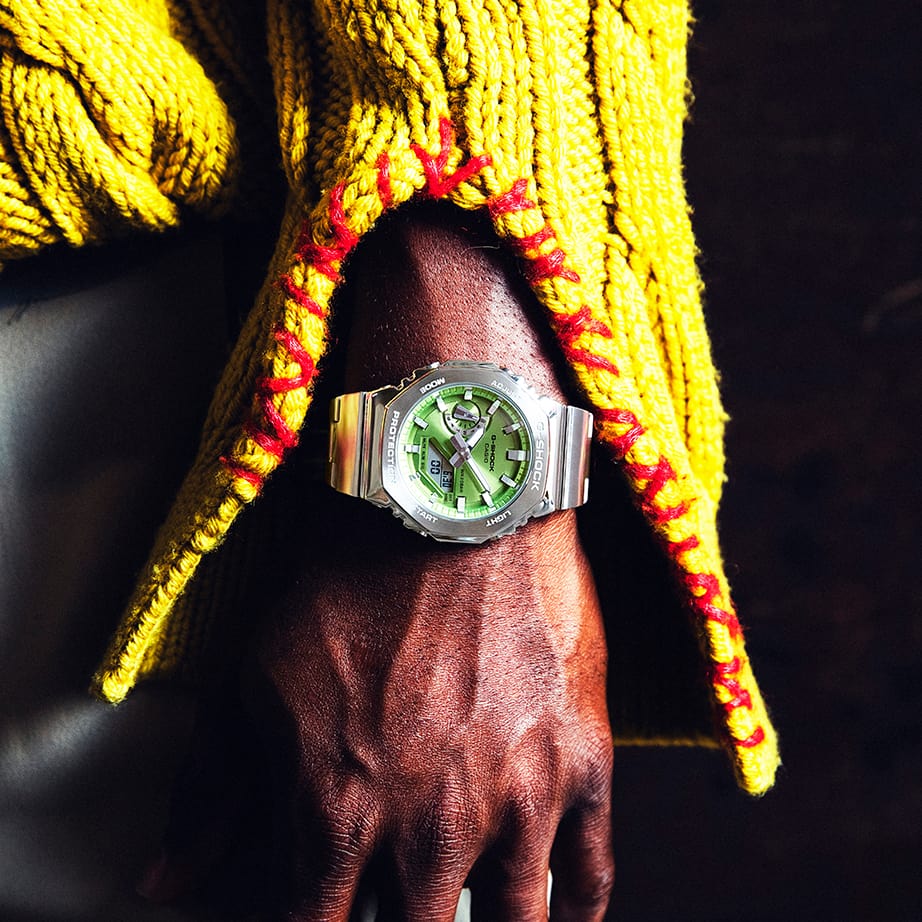 Casio GM2110D-3A | Metal G-SHOCK Green Dial Watch | Casio G-SHOCK