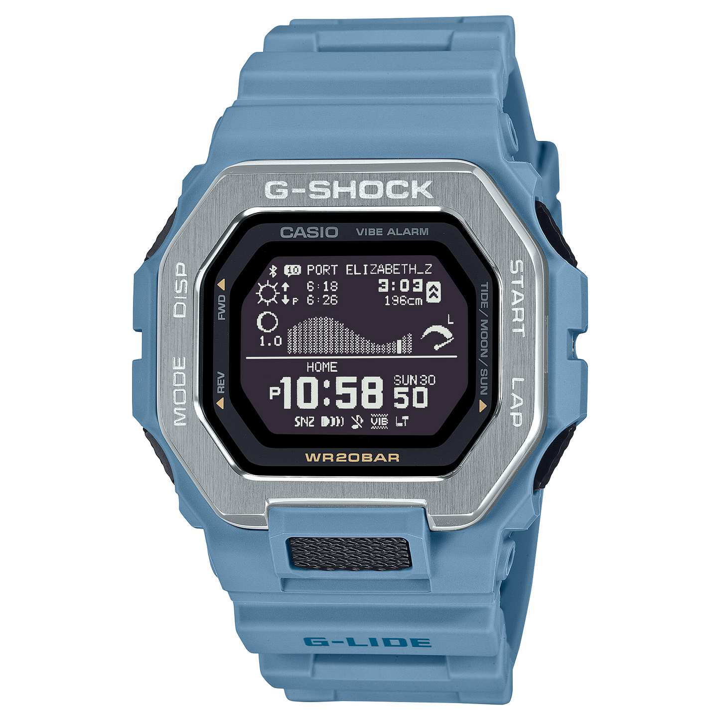 Casio GBX100-2A | G-SHOCK G-LIDE Silver