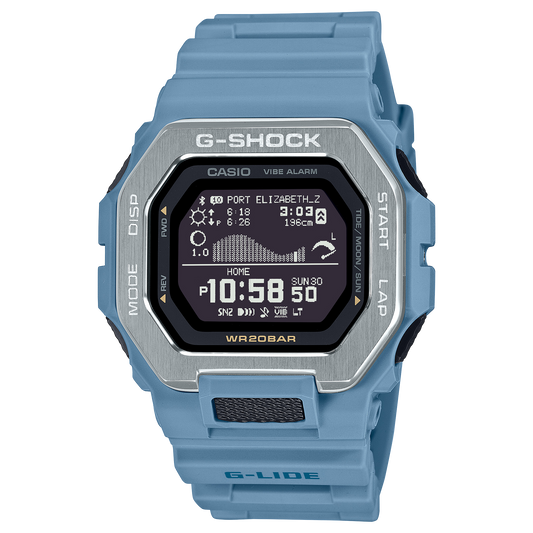Casio GBX100-2A | G-SHOCK G-LIDE Silver