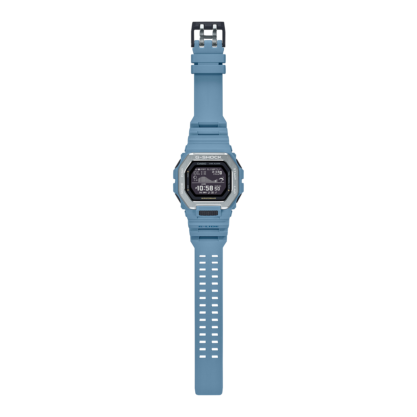 Casio GBX100-2A | G-SHOCK G-LIDE Silver