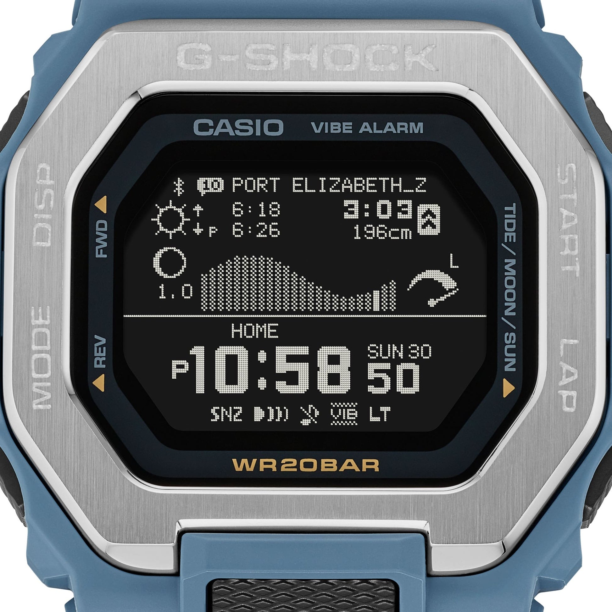Casio GBX100-2A | G-SHOCK G-LIDE Silver