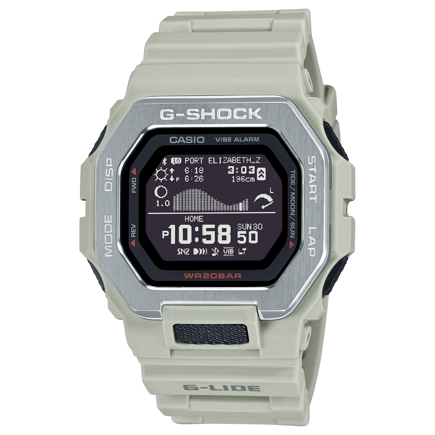 Casio GBX100-8 | G-SHOCK G-LIDE Silver